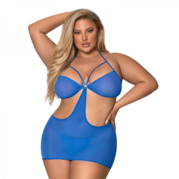 Magic Silk Sassy Cutout Dress & G-string