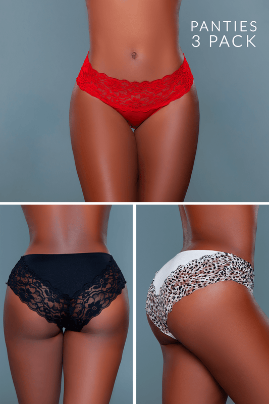 Be Wicked Ario Bikini Panty 3 pack